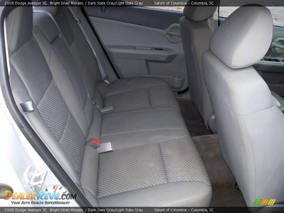 2008 Dodge Avenger SE Bright Silver Metallic / Dark Slate Gray/Light Slate Gray Photo #26