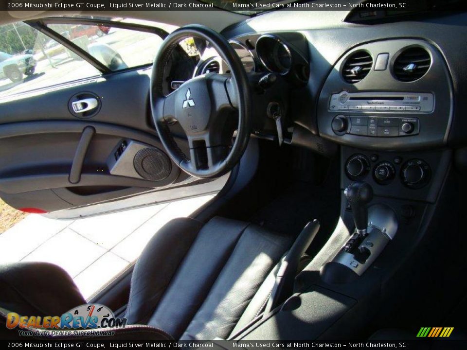 2006 Mitsubishi Eclipse GT Coupe Liquid Silver Metallic / Dark Charcoal Photo #15