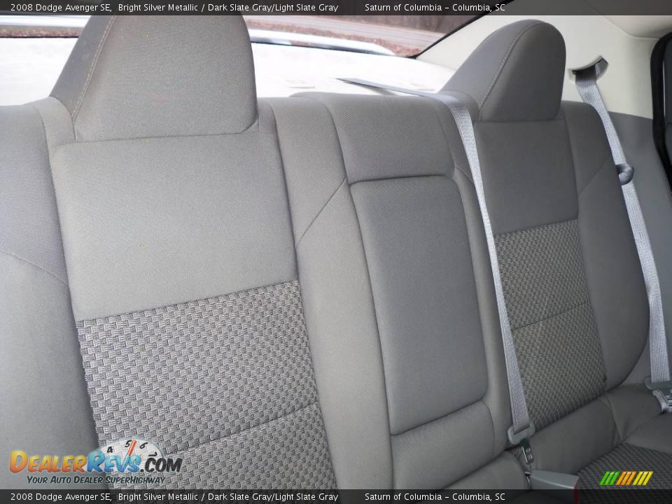 2008 Dodge Avenger SE Bright Silver Metallic / Dark Slate Gray/Light Slate Gray Photo #27