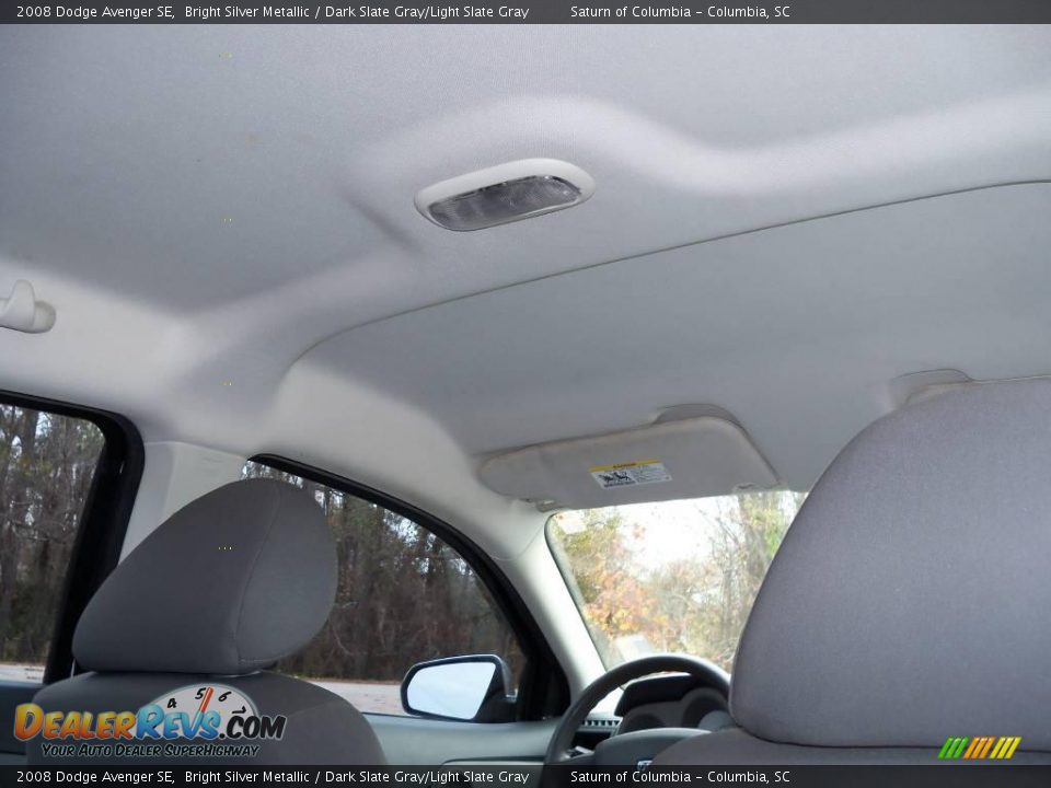 2008 Dodge Avenger SE Bright Silver Metallic / Dark Slate Gray/Light Slate Gray Photo #28