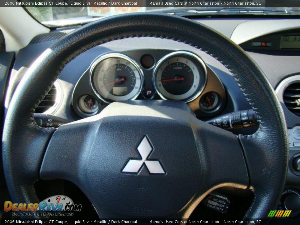 2006 Mitsubishi Eclipse GT Coupe Liquid Silver Metallic / Dark Charcoal Photo #19