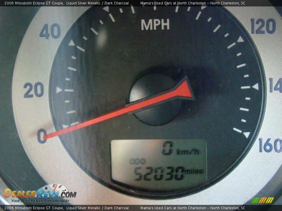 2006 Mitsubishi Eclipse GT Coupe Liquid Silver Metallic / Dark Charcoal Photo #20