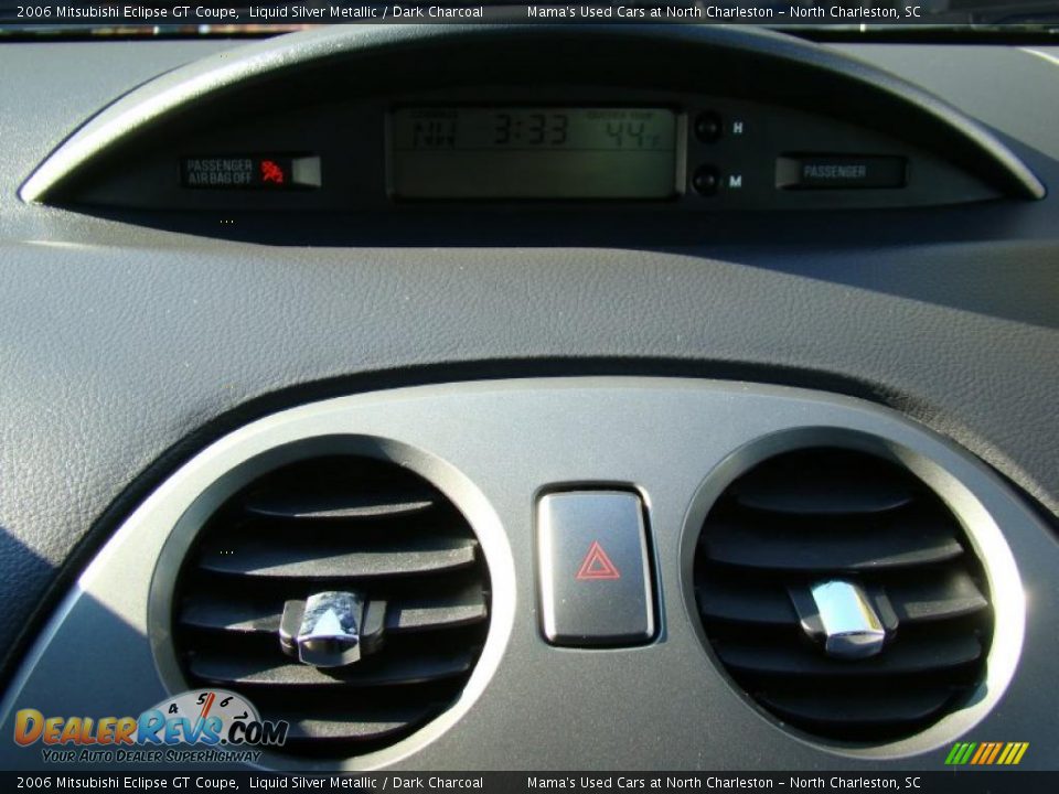 2006 Mitsubishi Eclipse GT Coupe Liquid Silver Metallic / Dark Charcoal Photo #21