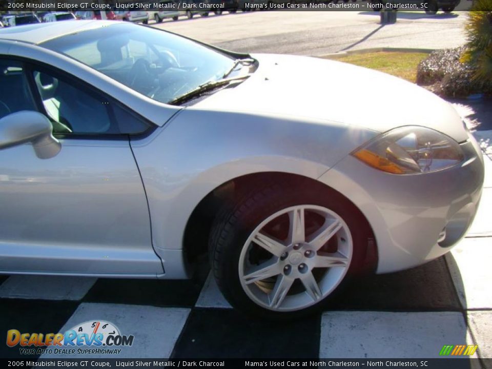 2006 Mitsubishi Eclipse GT Coupe Liquid Silver Metallic / Dark Charcoal Photo #28