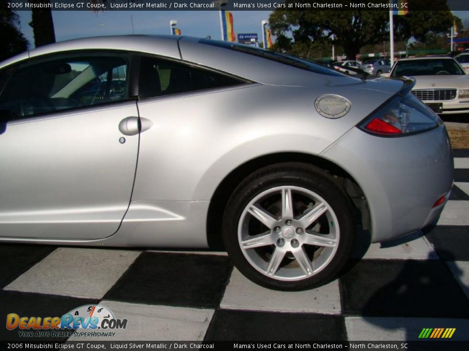 2006 Mitsubishi Eclipse GT Coupe Liquid Silver Metallic / Dark Charcoal Photo #30