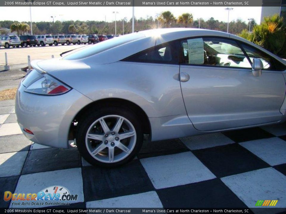 2006 Mitsubishi Eclipse GT Coupe Liquid Silver Metallic / Dark Charcoal Photo #31