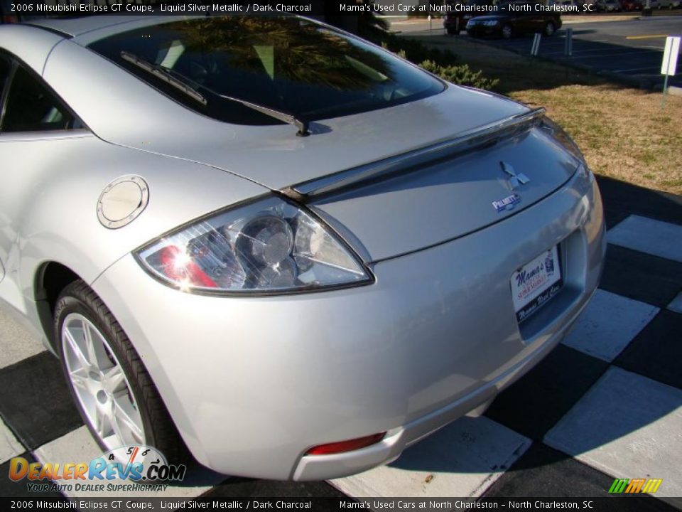 2006 Mitsubishi Eclipse GT Coupe Liquid Silver Metallic / Dark Charcoal Photo #35