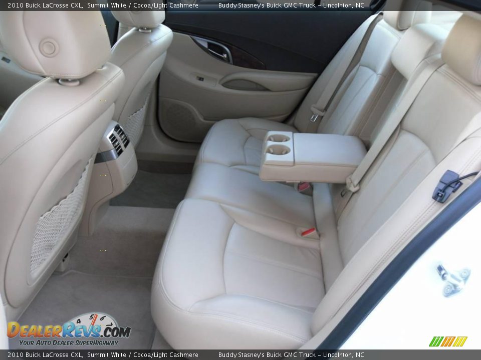 2010 Buick LaCrosse CXL Summit White / Cocoa/Light Cashmere Photo #12