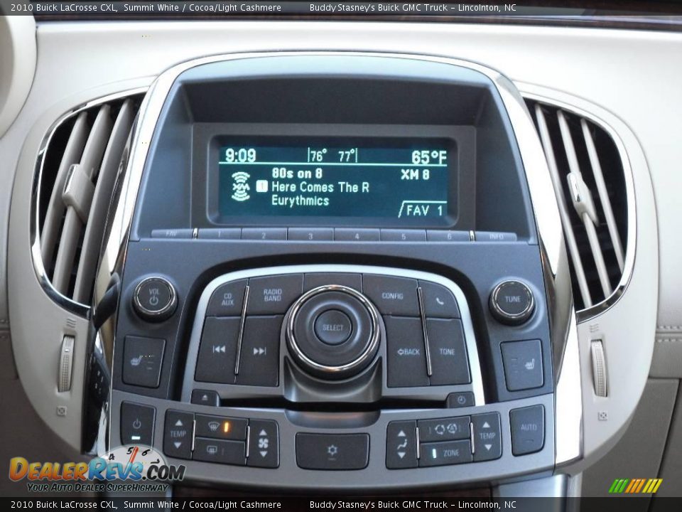2010 Buick LaCrosse CXL Summit White / Cocoa/Light Cashmere Photo #14