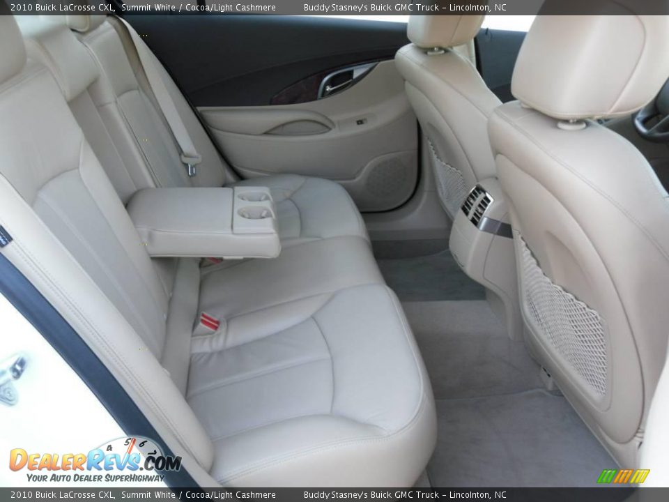 2010 Buick LaCrosse CXL Summit White / Cocoa/Light Cashmere Photo #15
