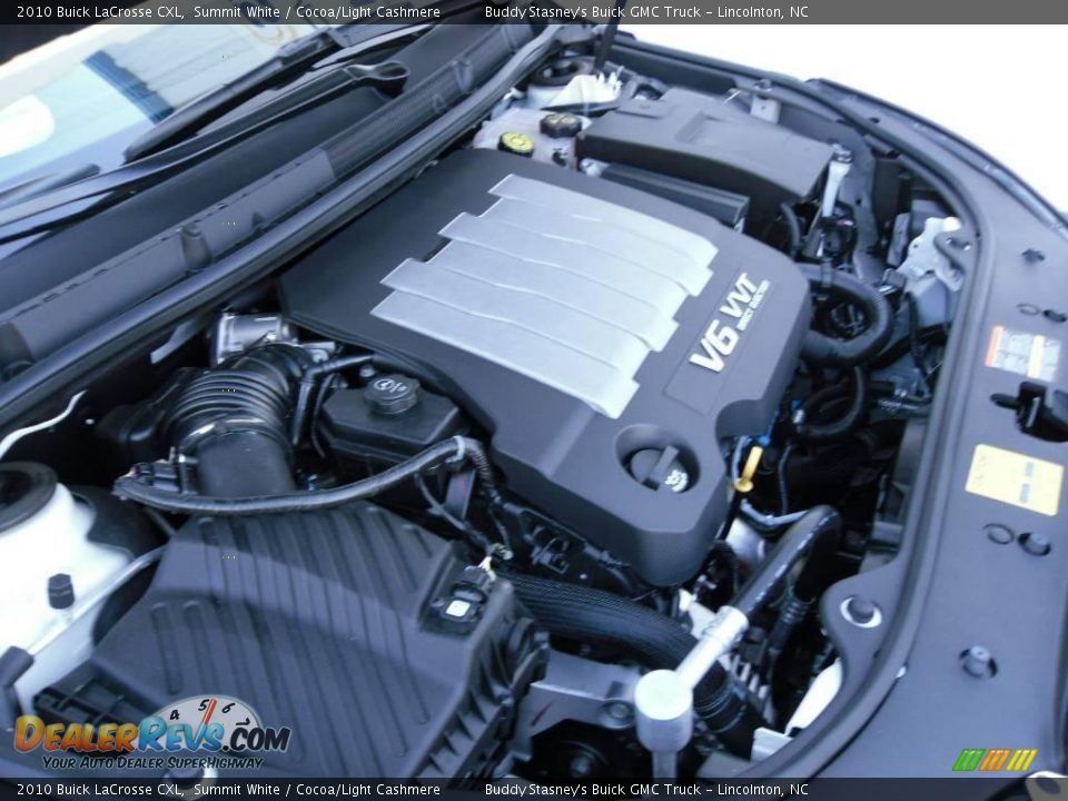 2010 Buick LaCrosse CXL Summit White / Cocoa/Light Cashmere Photo #23