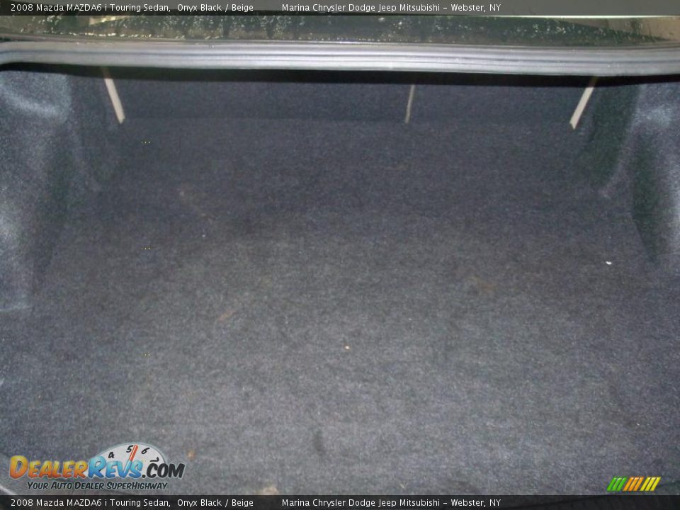 2008 Mazda MAZDA6 i Touring Sedan Onyx Black / Beige Photo #19