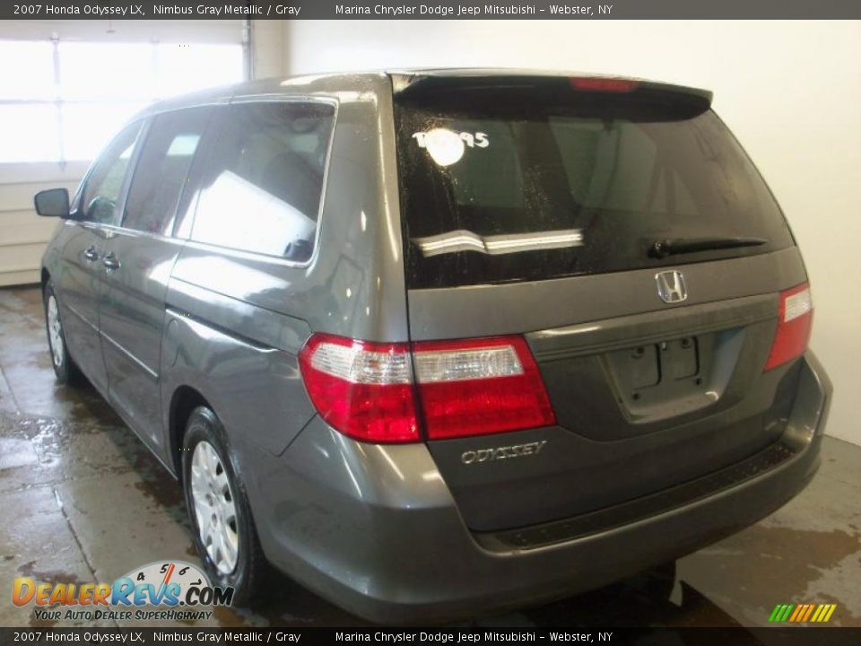 2007 Honda Odyssey LX Nimbus Gray Metallic / Gray Photo #7