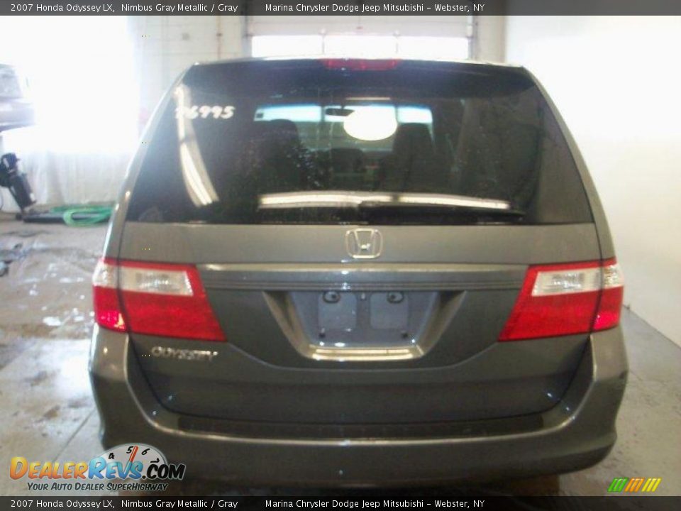 2007 Honda Odyssey LX Nimbus Gray Metallic / Gray Photo #8