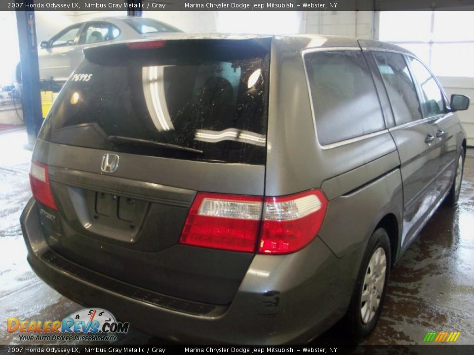 2007 Honda Odyssey LX Nimbus Gray Metallic / Gray Photo #9