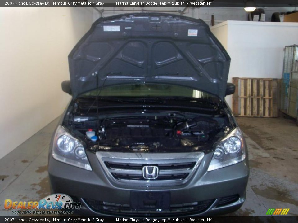 2007 Honda Odyssey LX Nimbus Gray Metallic / Gray Photo #12