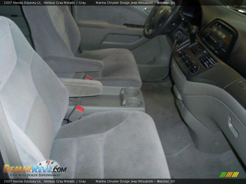2007 Honda Odyssey LX Nimbus Gray Metallic / Gray Photo #21