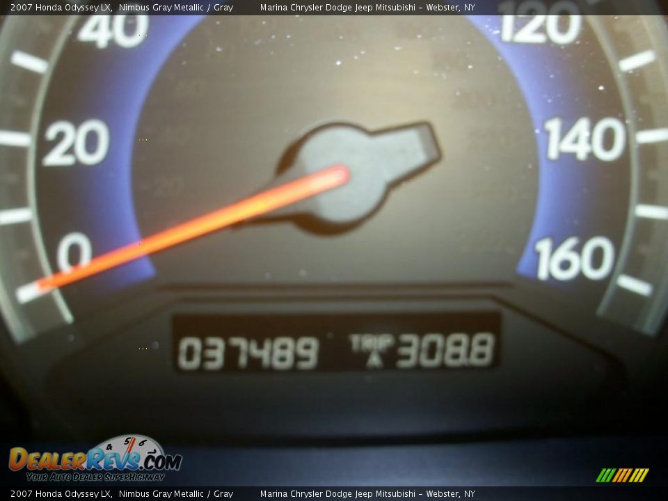 2007 Honda Odyssey LX Nimbus Gray Metallic / Gray Photo #24