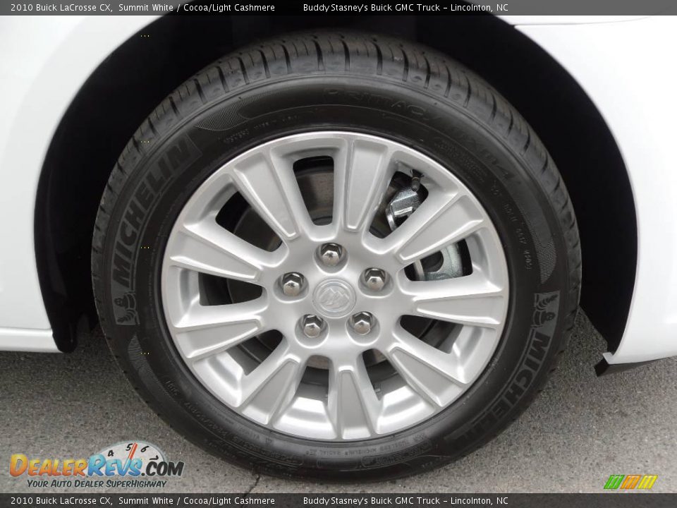 2010 Buick LaCrosse CX Summit White / Cocoa/Light Cashmere Photo #21