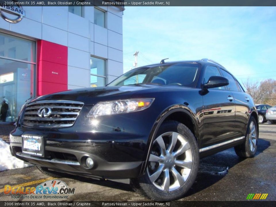 2006 Infiniti FX 35 AWD Black Obsidian / Graphite Photo #1