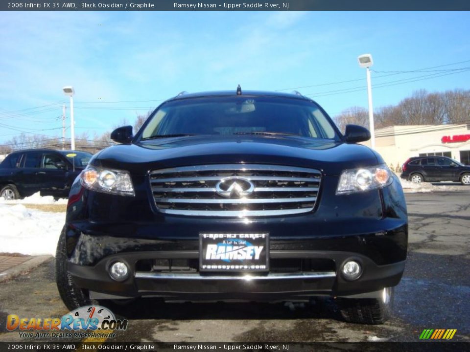 2006 Infiniti FX 35 AWD Black Obsidian / Graphite Photo #2