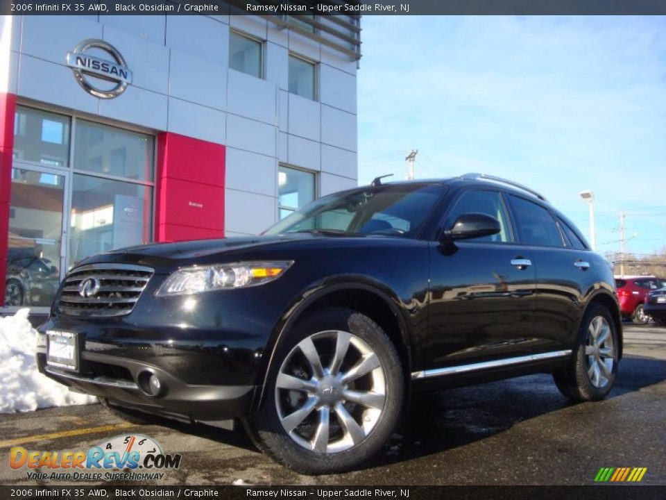 2006 Infiniti FX 35 AWD Black Obsidian / Graphite Photo #4