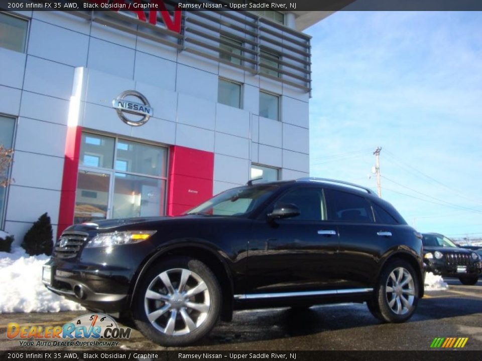 2006 Infiniti FX 35 AWD Black Obsidian / Graphite Photo #5