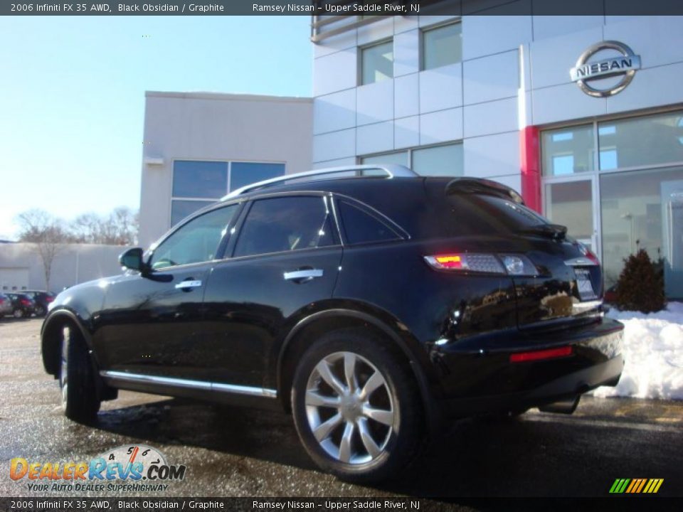 2006 Infiniti FX 35 AWD Black Obsidian / Graphite Photo #7