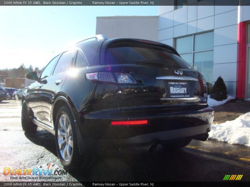 2006 Infiniti FX 35 AWD Black Obsidian / Graphite Photo #8