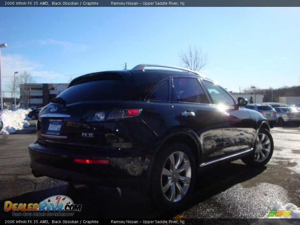2006 Infiniti FX 35 AWD Black Obsidian / Graphite Photo #10