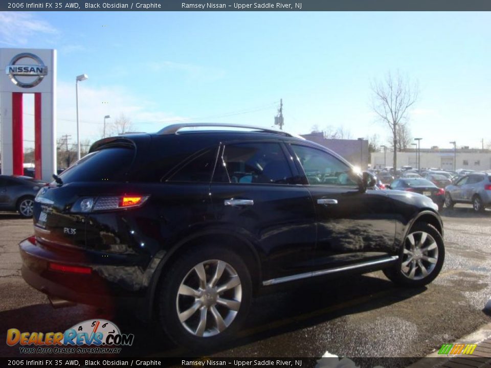2006 Infiniti FX 35 AWD Black Obsidian / Graphite Photo #11