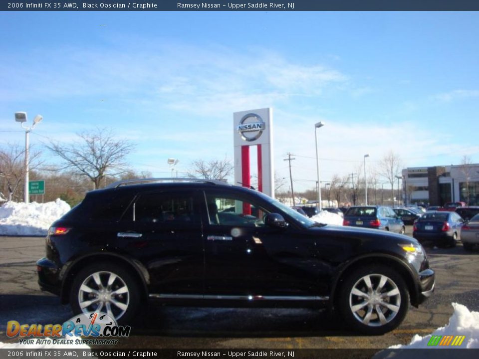 2006 Infiniti FX 35 AWD Black Obsidian / Graphite Photo #12
