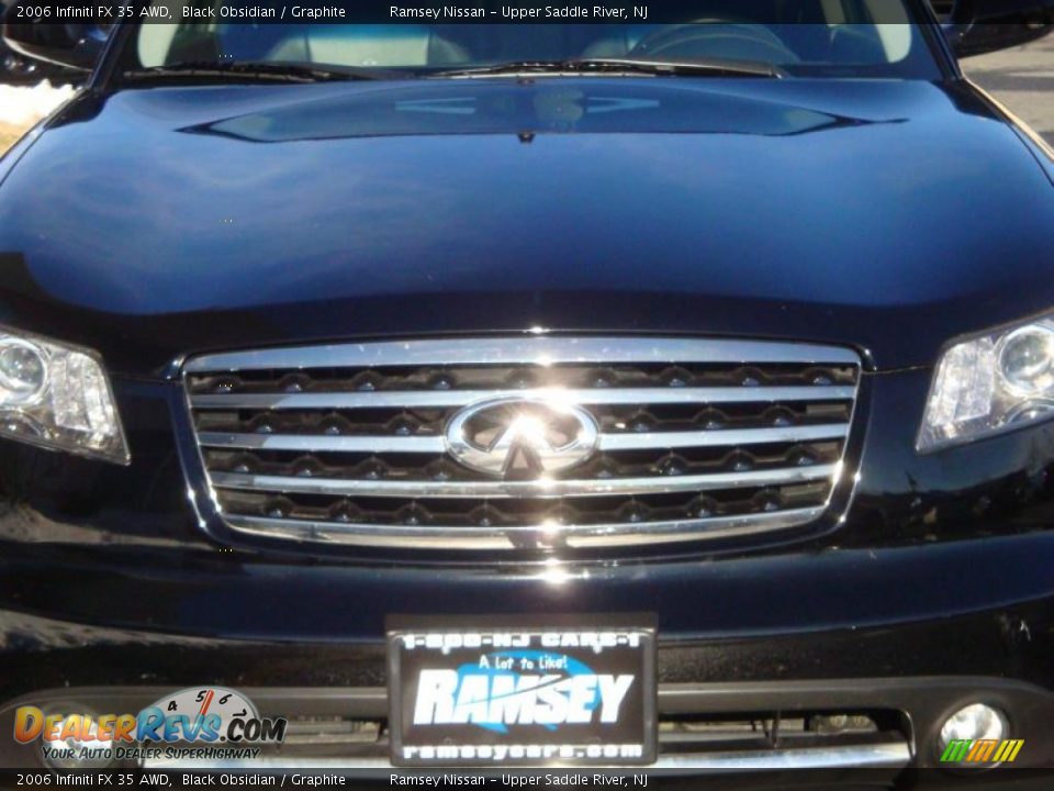 2006 Infiniti FX 35 AWD Black Obsidian / Graphite Photo #15