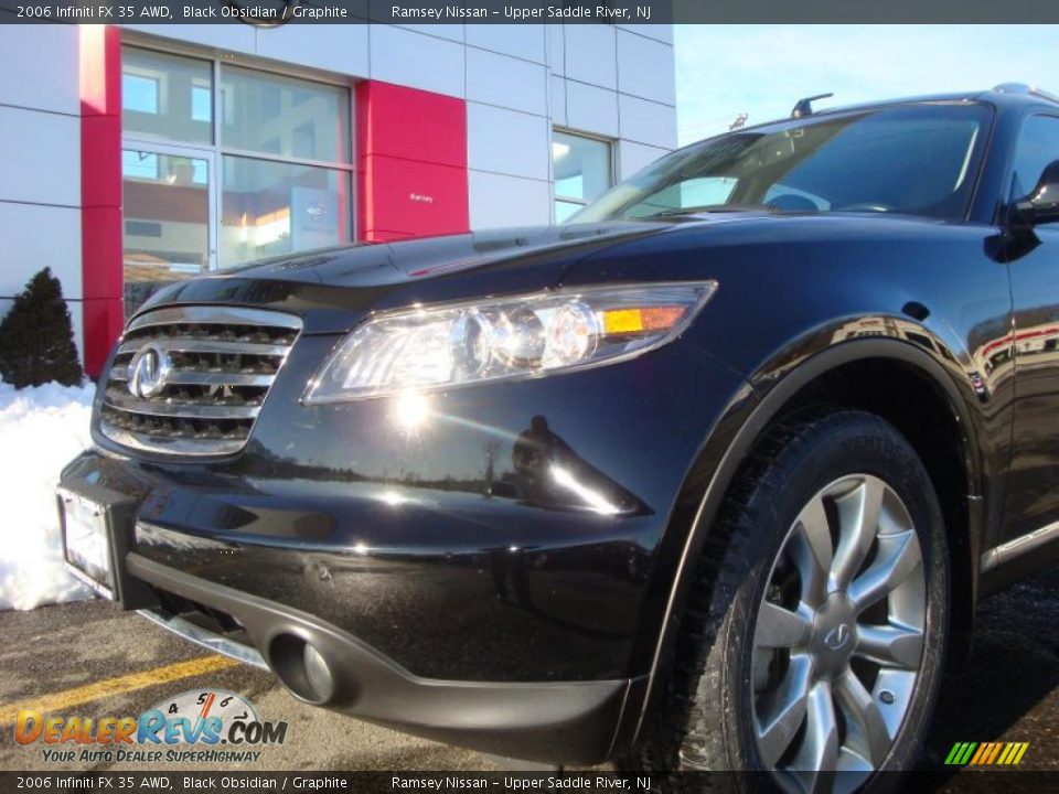 2006 Infiniti FX 35 AWD Black Obsidian / Graphite Photo #16