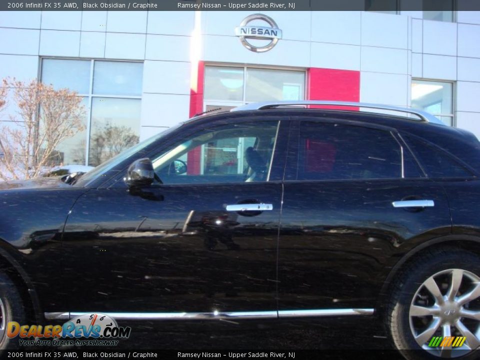 2006 Infiniti FX 35 AWD Black Obsidian / Graphite Photo #17