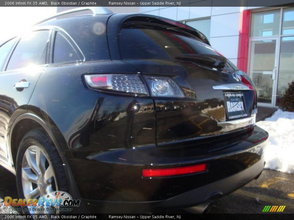 2006 Infiniti FX 35 AWD Black Obsidian / Graphite Photo #18