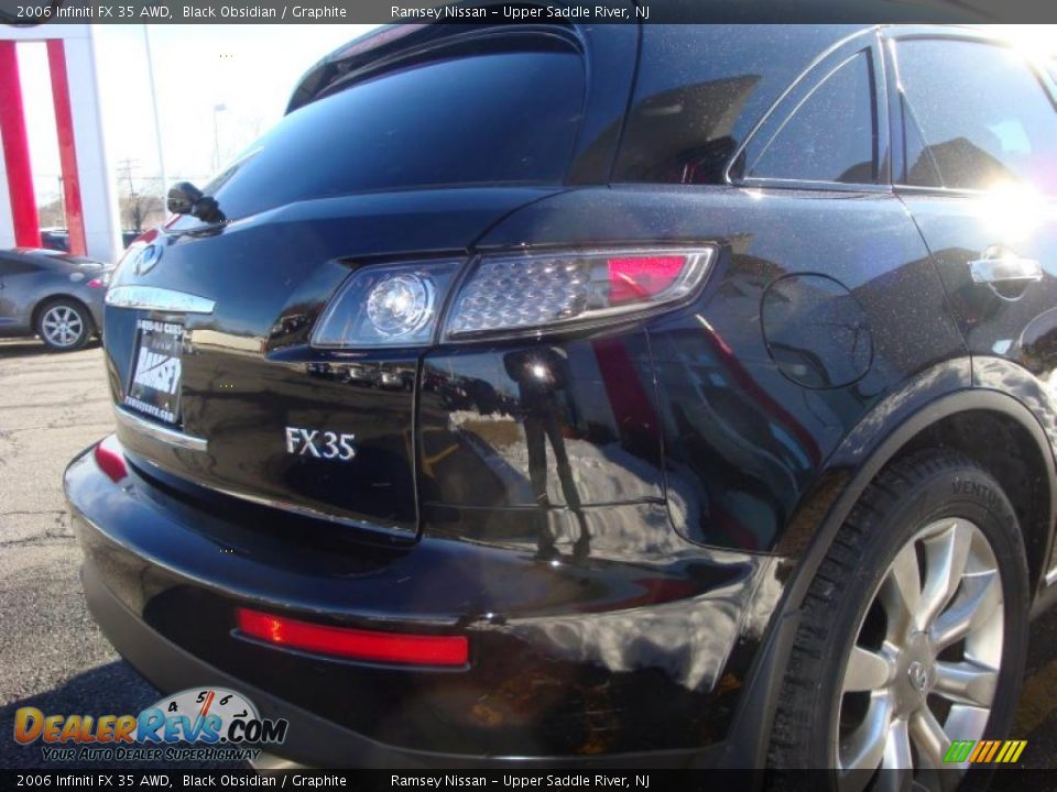 2006 Infiniti FX 35 AWD Black Obsidian / Graphite Photo #20