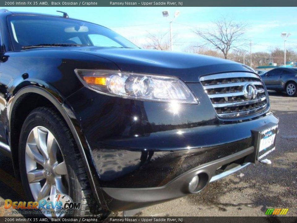 2006 Infiniti FX 35 AWD Black Obsidian / Graphite Photo #22