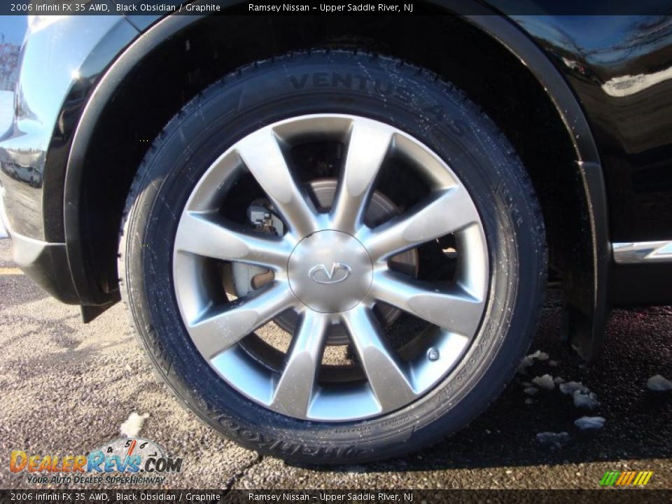 2006 Infiniti FX 35 AWD Black Obsidian / Graphite Photo #23