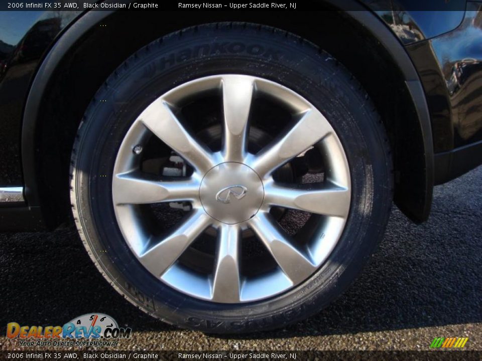 2006 Infiniti FX 35 AWD Black Obsidian / Graphite Photo #24