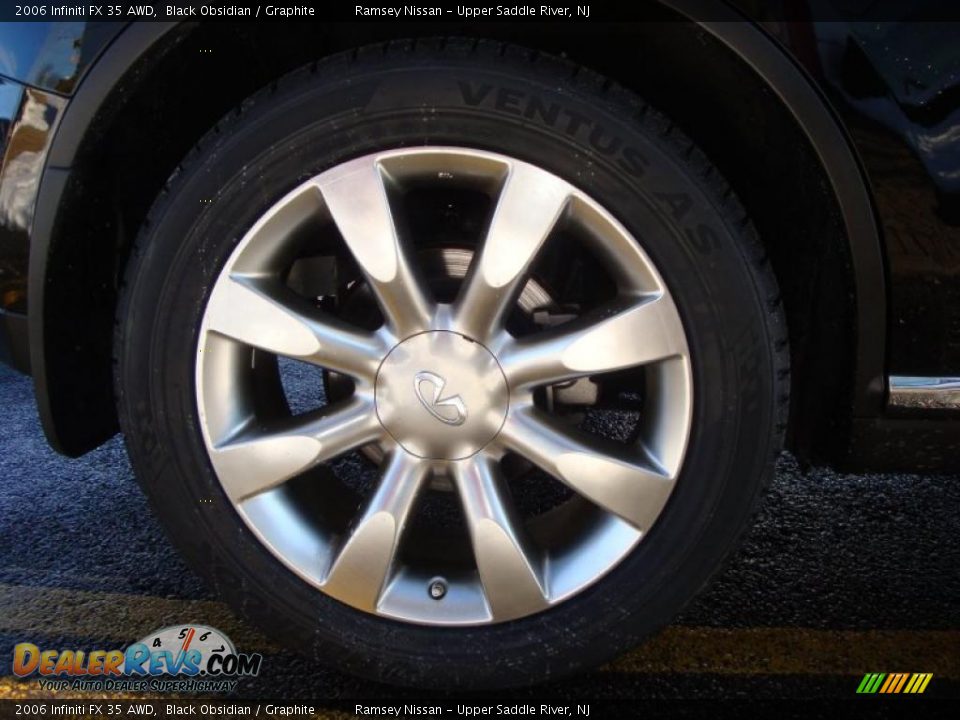 2006 Infiniti FX 35 AWD Black Obsidian / Graphite Photo #25