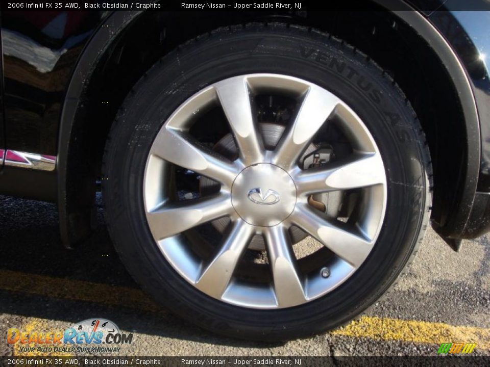 2006 Infiniti FX 35 AWD Black Obsidian / Graphite Photo #26