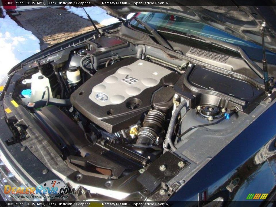 2006 Infiniti FX 35 AWD Black Obsidian / Graphite Photo #28