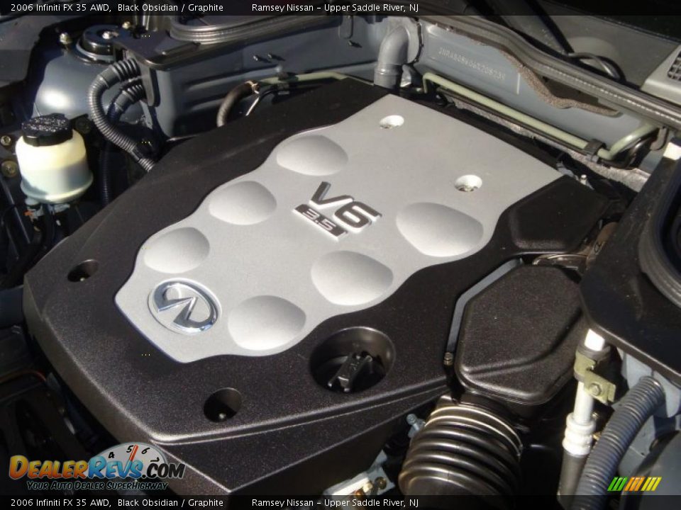 2006 Infiniti FX 35 AWD Black Obsidian / Graphite Photo #29