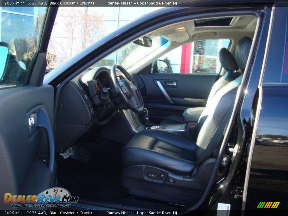 2006 Infiniti FX 35 AWD Black Obsidian / Graphite Photo #32