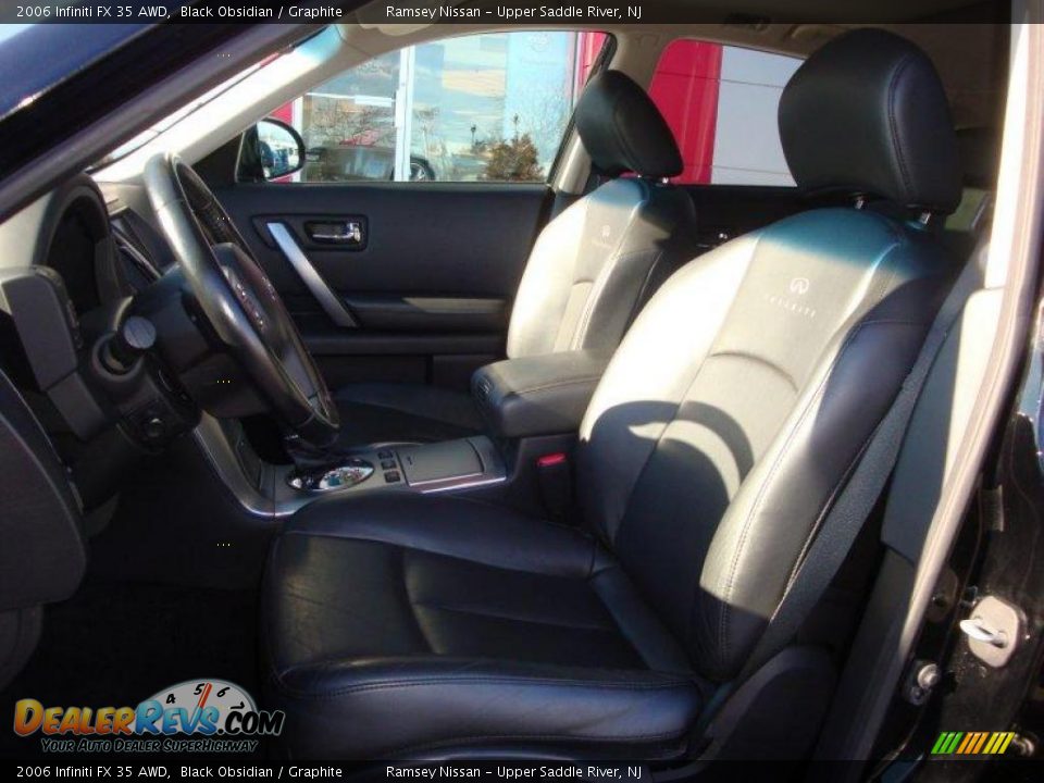 2006 Infiniti FX 35 AWD Black Obsidian / Graphite Photo #33