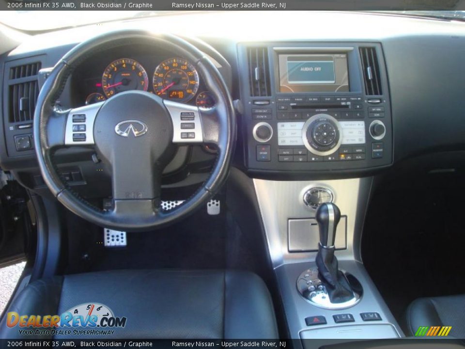 2006 Infiniti FX 35 AWD Black Obsidian / Graphite Photo #34