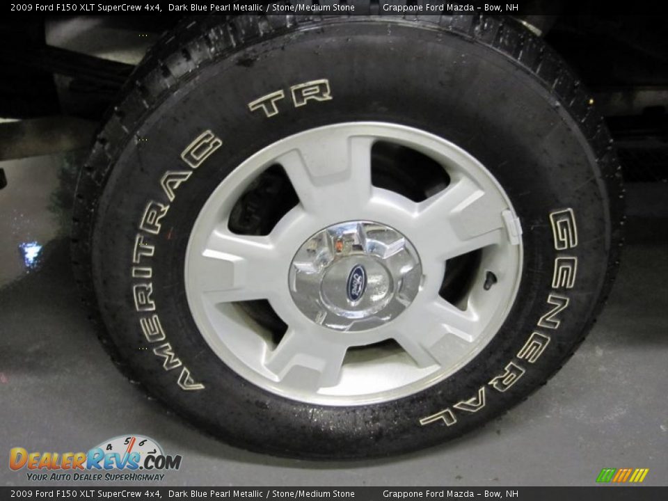 2009 Ford F150 XLT SuperCrew 4x4 Dark Blue Pearl Metallic / Stone/Medium Stone Photo #5
