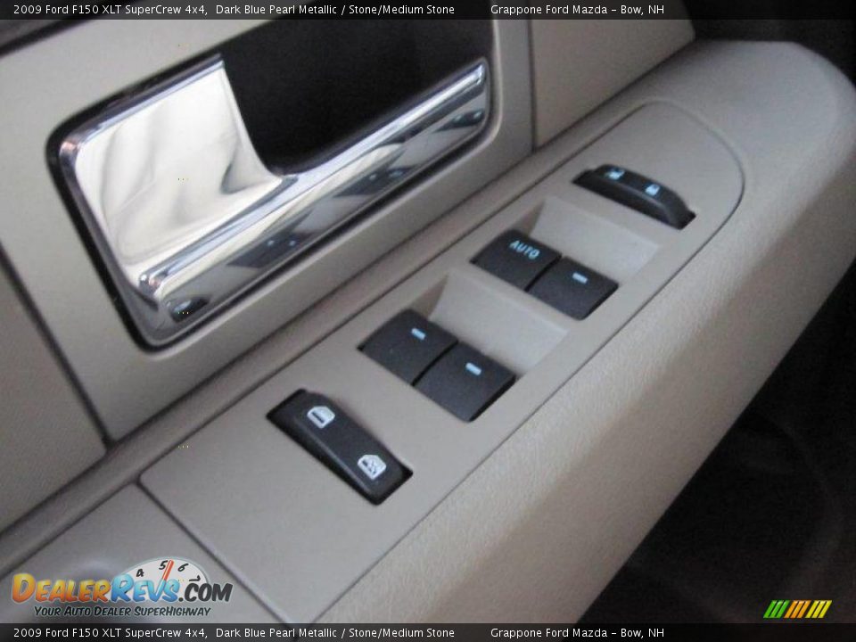 2009 Ford F150 XLT SuperCrew 4x4 Dark Blue Pearl Metallic / Stone/Medium Stone Photo #8