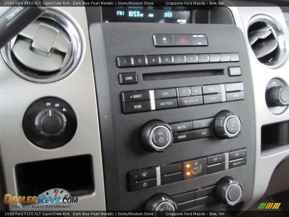 2009 Ford F150 XLT SuperCrew 4x4 Dark Blue Pearl Metallic / Stone/Medium Stone Photo #9